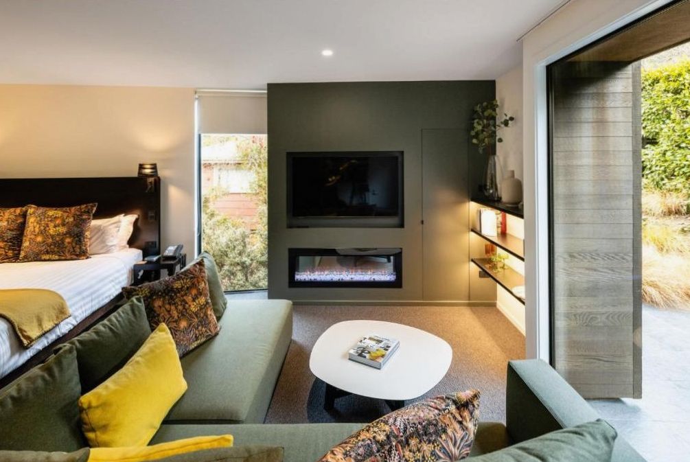 Deluxe Room with king bed and private balcony