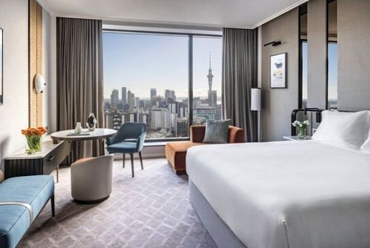 Standard Room with queen bed and mountain view